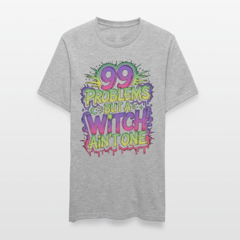 Witchcraft 99 Problems But Sorcery Spellcaster Unisex Polycotton T-Shirt