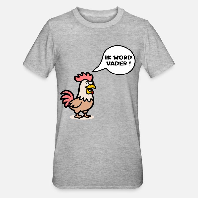 I'm going to be a father - Unisex Polycotton T-Shirt - heather grey