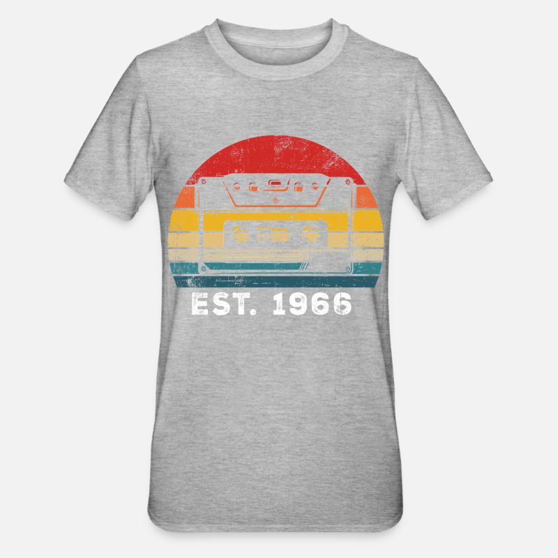 Millésime 1966 - T-shirt polycoton Unisexe - gris chiné