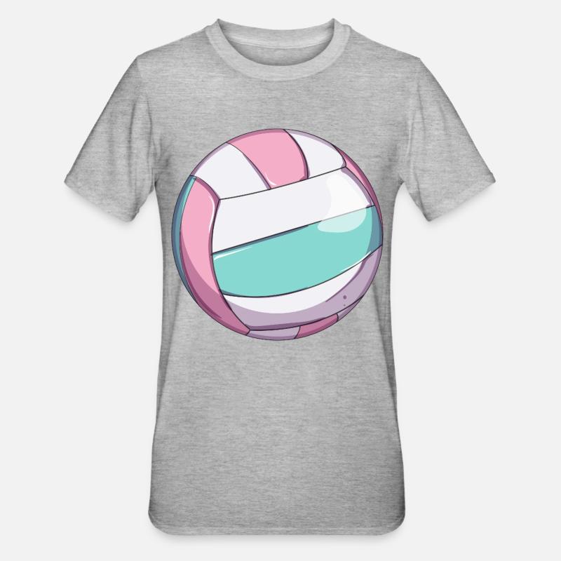 Pallavolo vintage - Maglietta unisex, mix cotone e poliestere - grigio melange