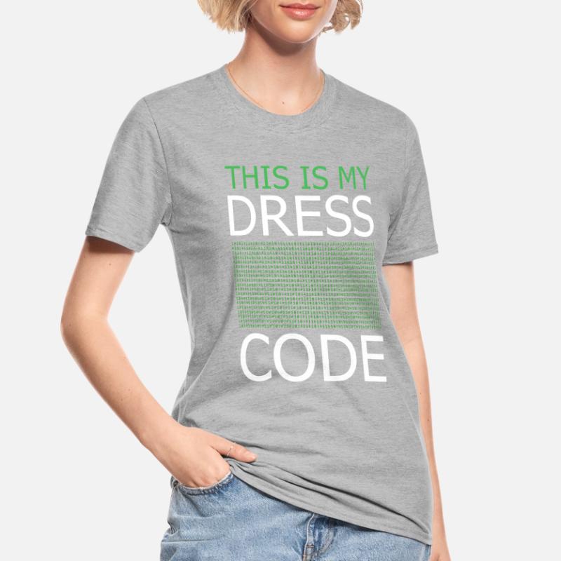 Voici mon code vestimentaire – Code vert T-shirt polycoton Unisexe