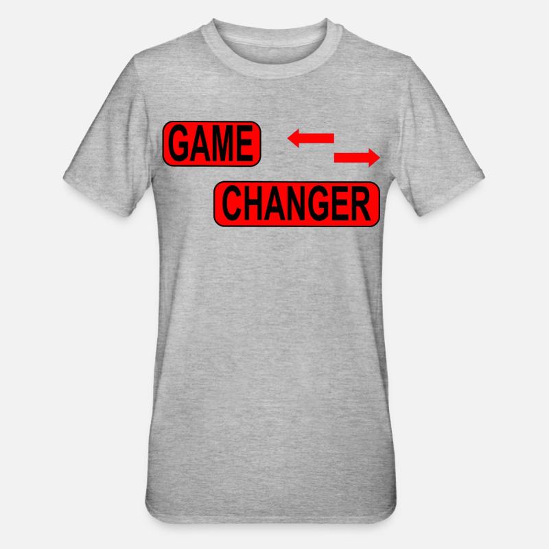Changement / Déclaration - T-shirt polycoton Unisexe - gris chiné