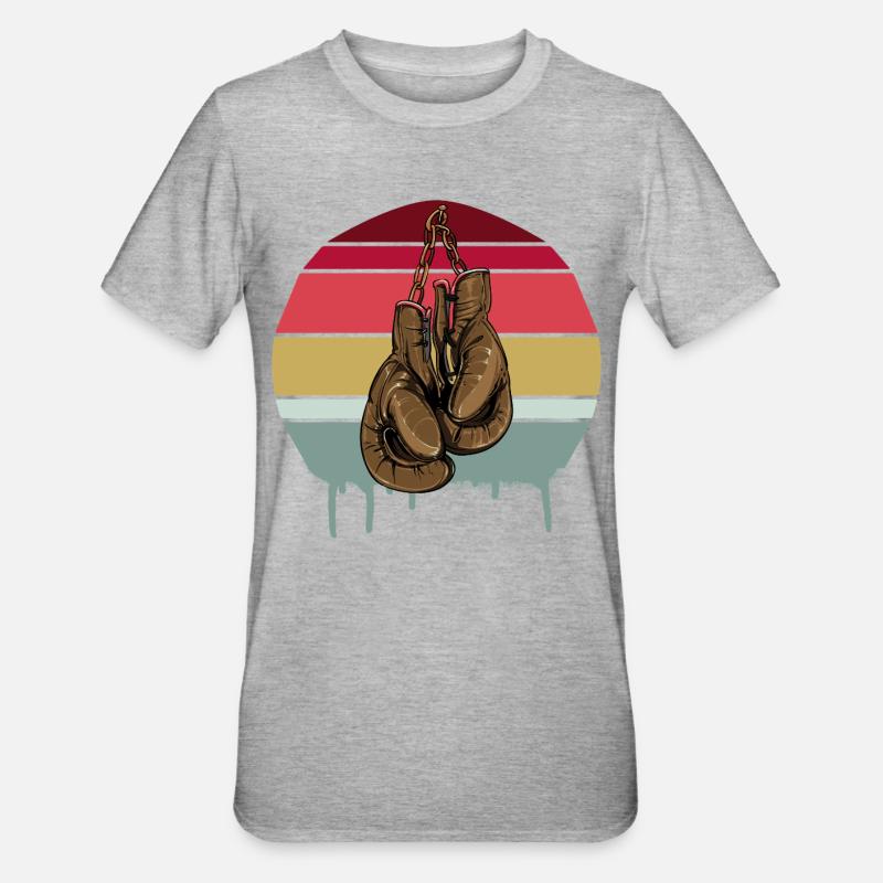 Gants de boxe - T-shirt polycoton Unisexe - gris chiné