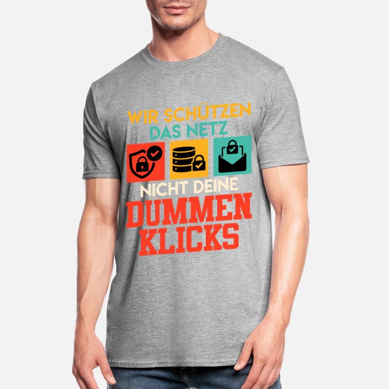 Coder WIR DAS NETZ NICHT DEINE DUMMEN KLICKS Unisex Polycotton T-Shirt