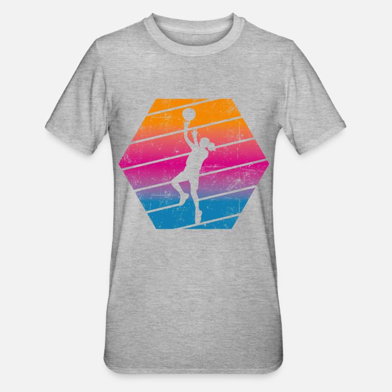 Basketteur - T-shirt polycoton Unisexe - gris chiné