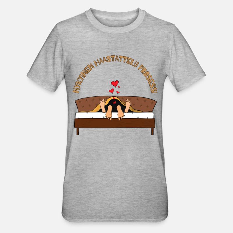 The current interview process. - Unisex Polycotton T-Shirt - heather grey