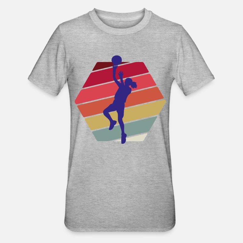 Basketteur - T-shirt polycoton Unisexe - gris chiné