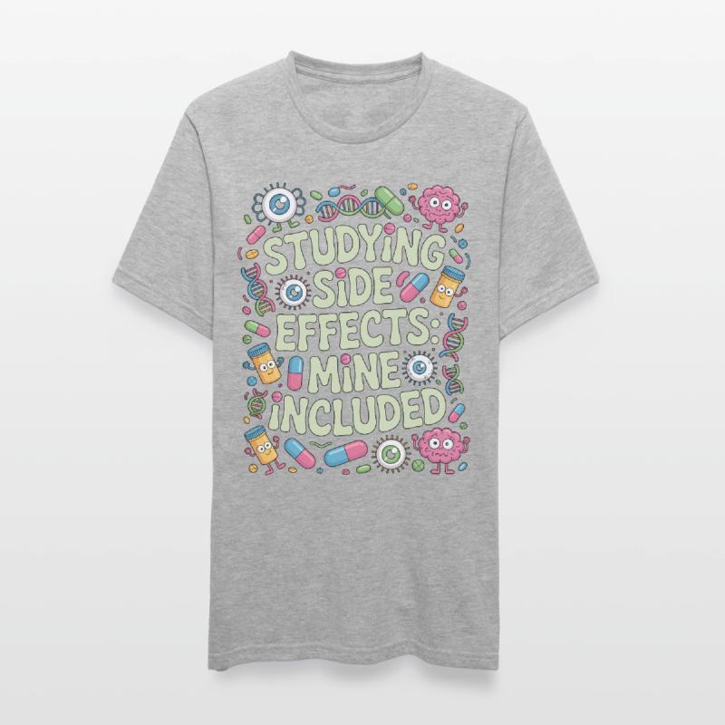 Pharmacist Student Studying Side Effects Science Unisex Polycotton T-Shirt