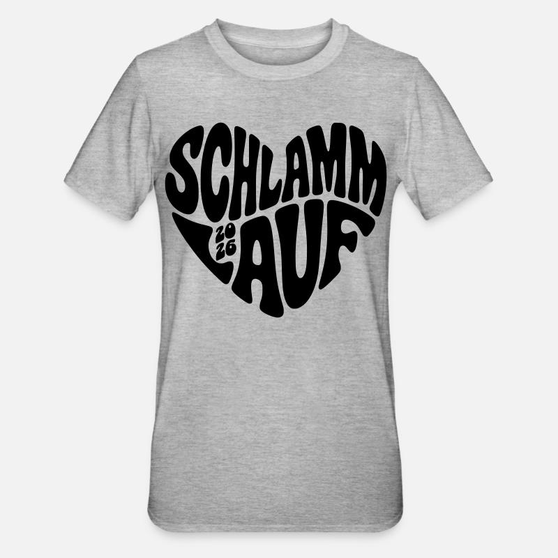 Mud Run 2026 - Mud Run 2026 - Unisex Polycotton T-Shirt - heather grey