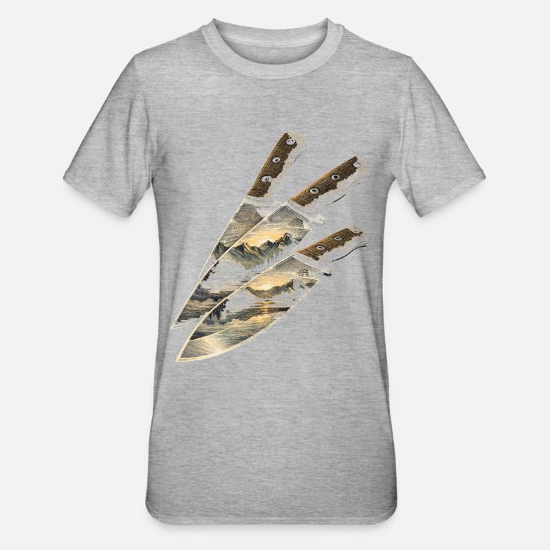 Sopravvissuti Prepper - Maglietta unisex, mix cotone e poliestere - grigio melange