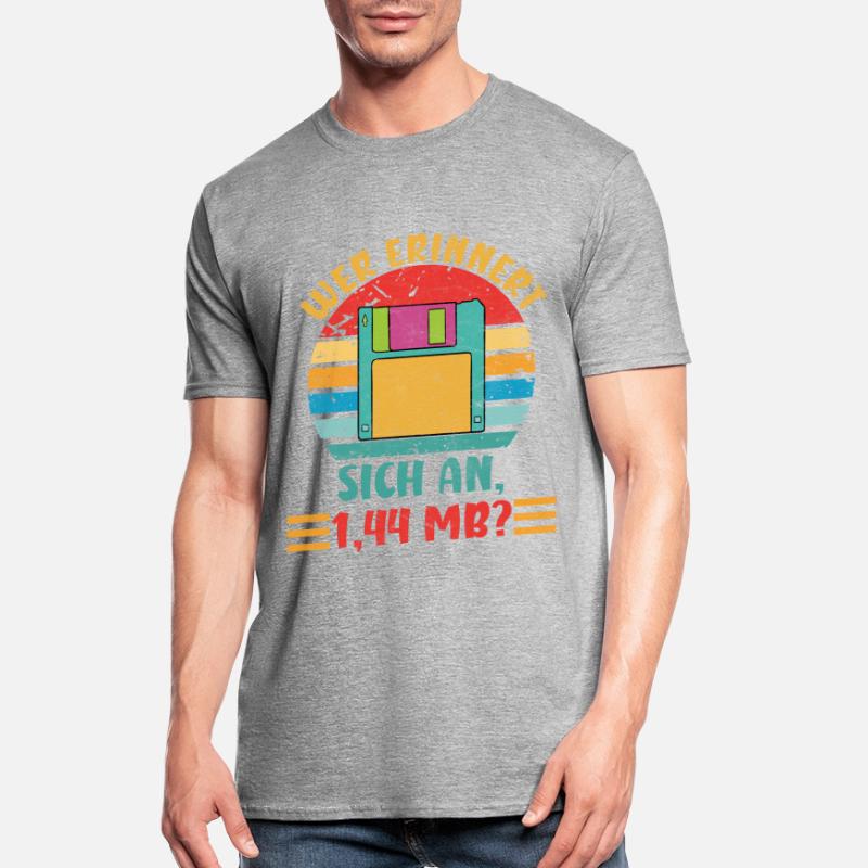 Coder WER ERINNERT SICH AN 1.44 MB? LUSTIG T-shirt polycoton Unisexe