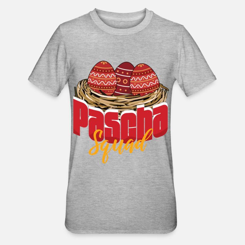 Pascha Squad Orthodox Easter Greek Easter - Unisex Polycotton T-Shirt - heather grey