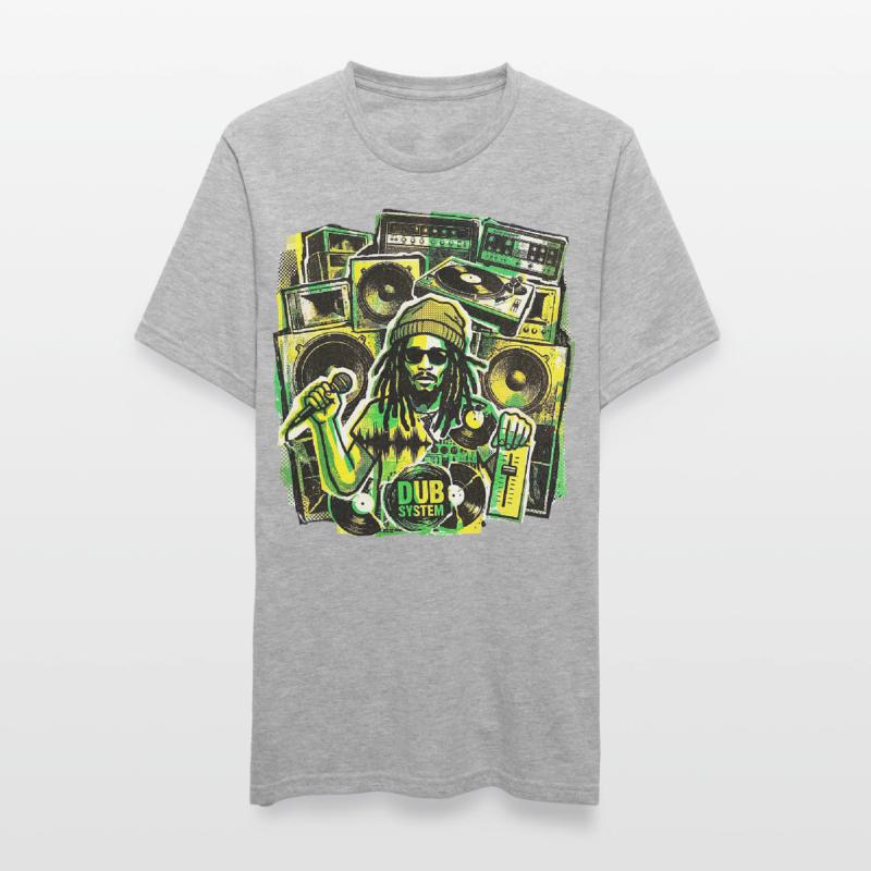 Système de son Dub Reggae T-shirt polycoton Unisexe