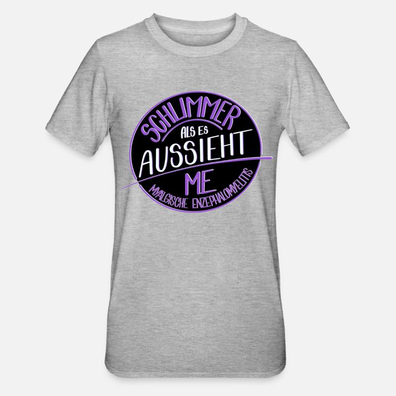 Schlimmer als es aussieht, M.E.  - Unisex Polycotton T-Shirt - Grau meliert