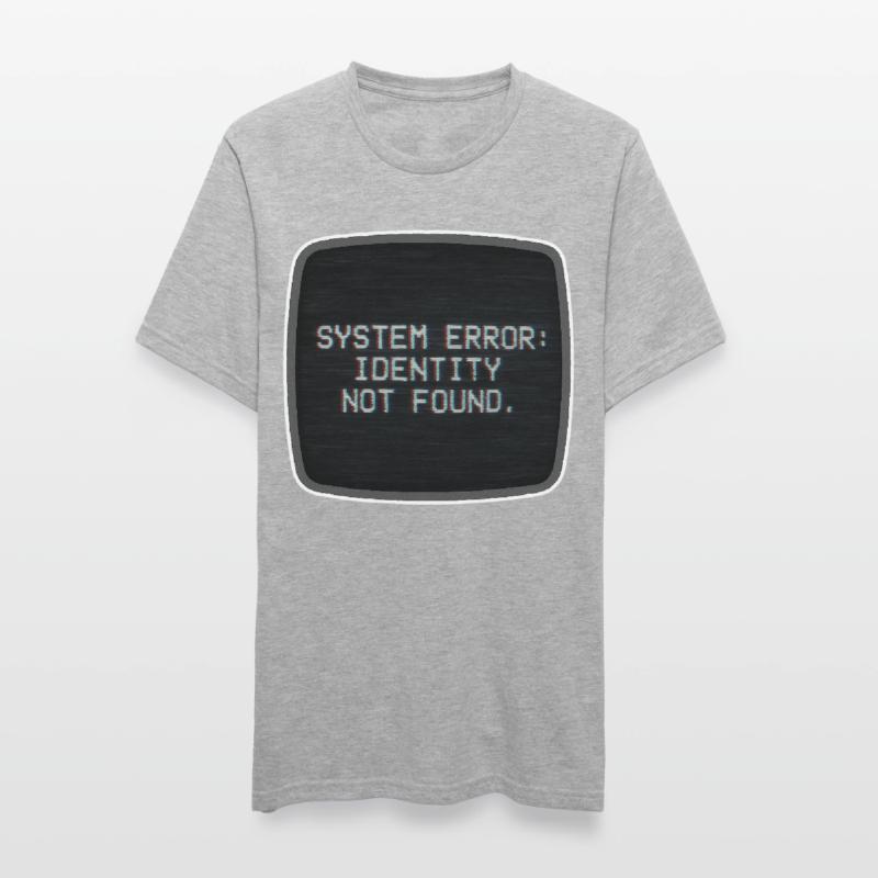 System Error Identity Not Found Unisex Polycotton T-Shirt