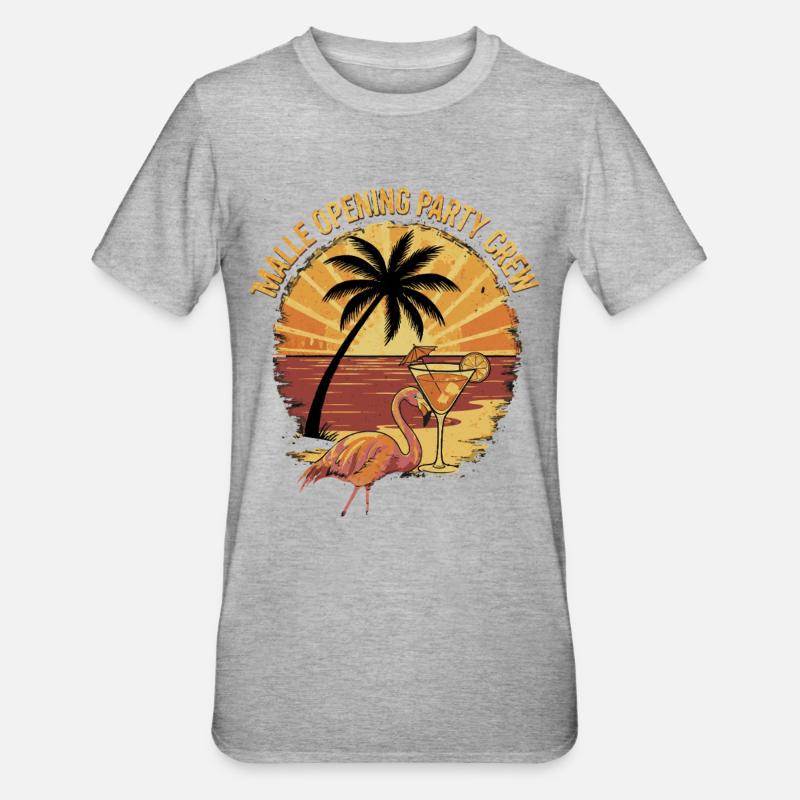 Équipe de la soirée d’ouverture du Malle - T-shirt polycoton Unisexe - gris chiné