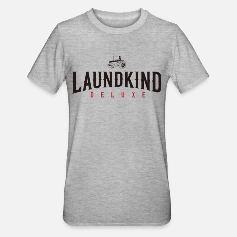 Laundkind - T-shirt polycoton Unisexe - gris chiné