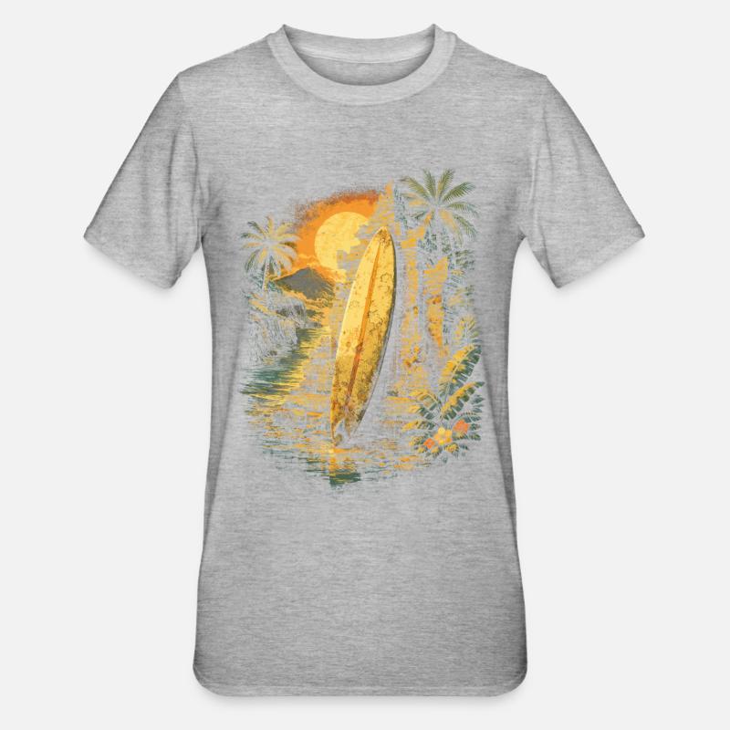Circuit à Bali - T-shirt polycoton Unisexe - gris chiné