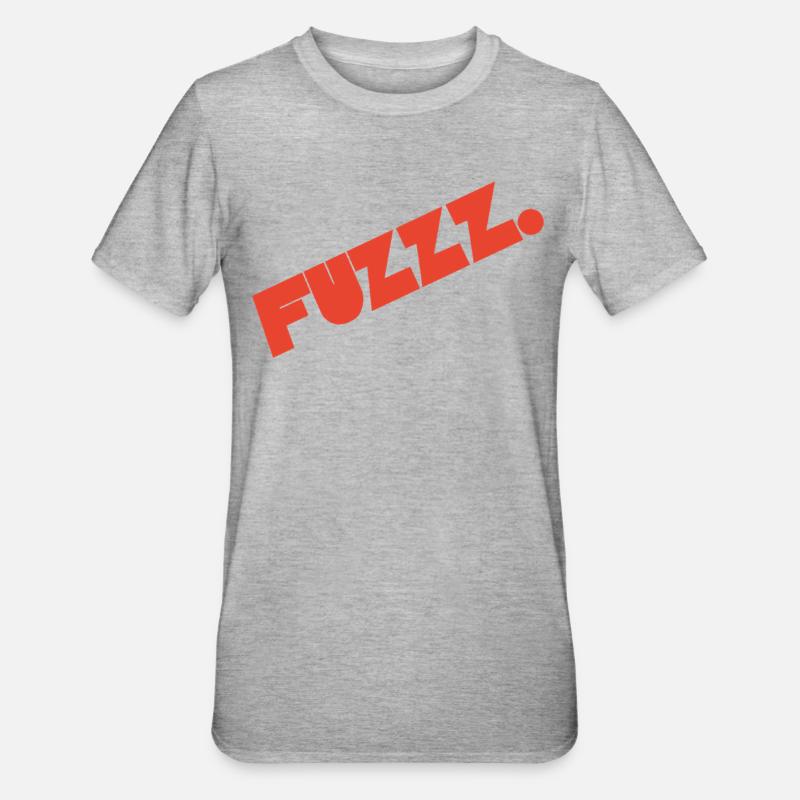 FUZZZ - T-shirt polycoton Unisexe - gris chiné