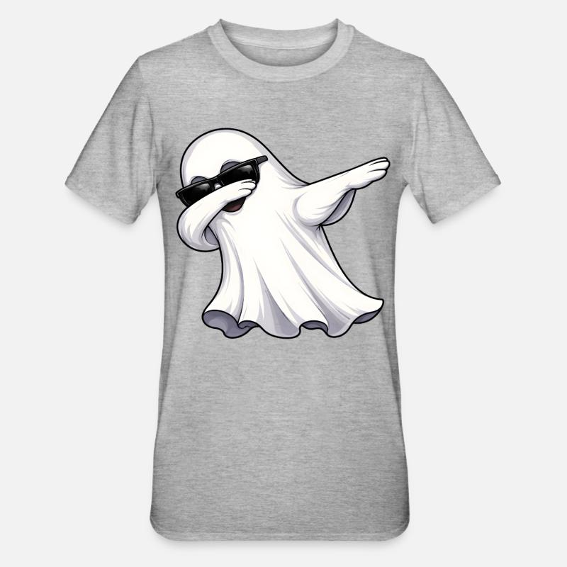 Dab Ghost - T-shirt polycoton Unisexe - gris chiné