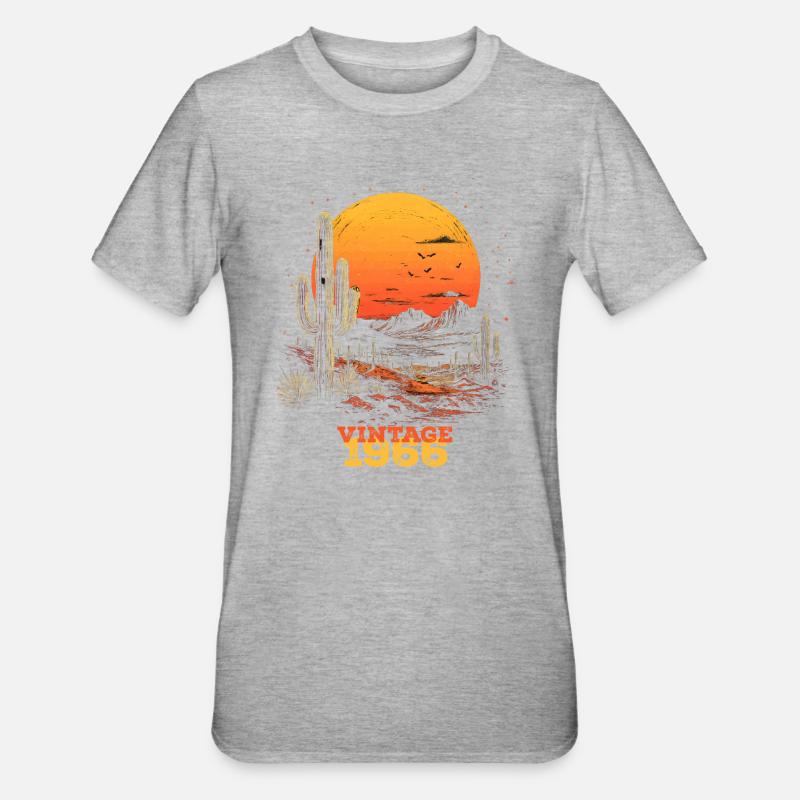 Millésime 1966 - T-shirt polycoton Unisexe - gris chiné