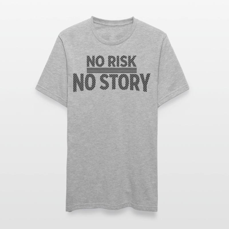 AUCUN RISQUE SANS HISTOIRE Déclaration d’aventure T-shirt polycoton Unisexe