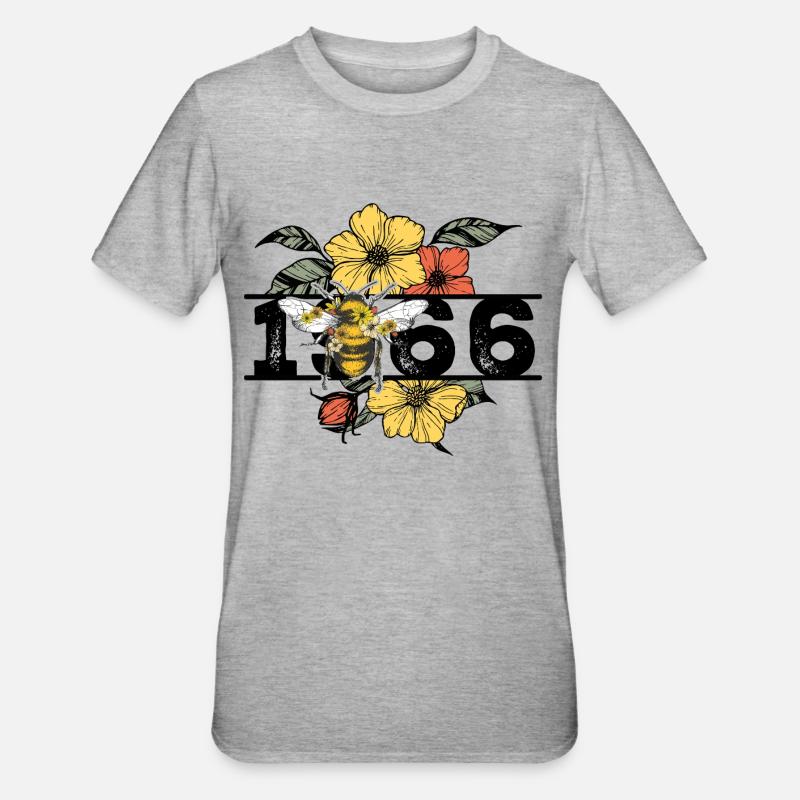 Millésime 1966 - T-shirt polycoton Unisexe - gris chiné