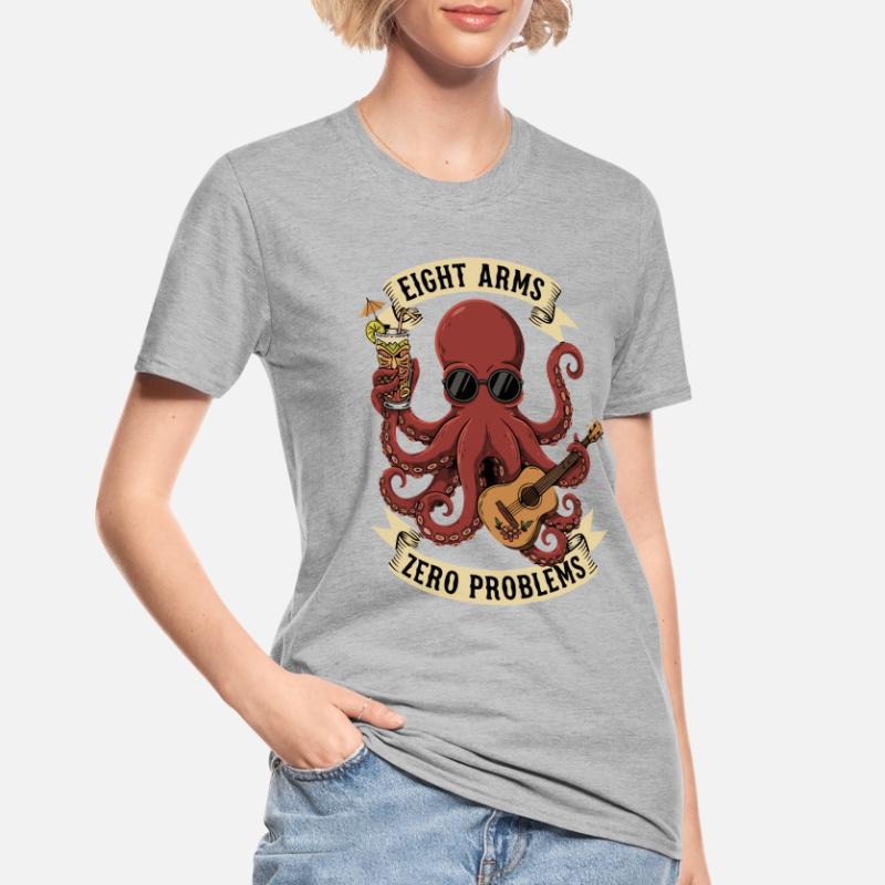 Eight Arms Zero Problems Unisex Polycotton T-Shirt