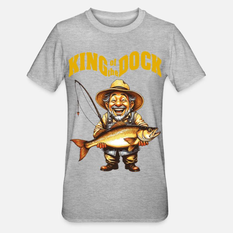 KingOTD - T-shirt polycoton Unisexe - gris chiné