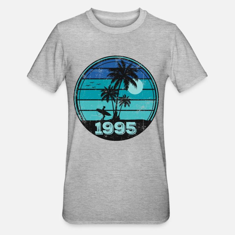 Millésime 1995 - T-shirt polycoton Unisexe - gris chiné