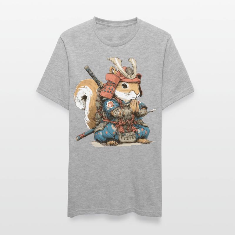 Squirrel Samurai Armor Unisex Polycotton T-Shirt