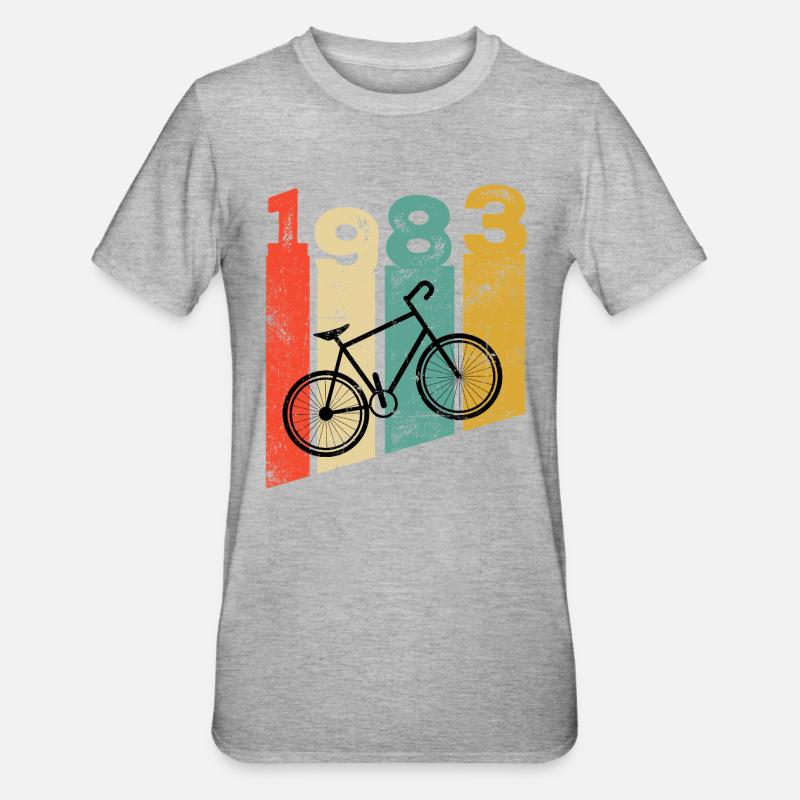 Millésime 1983 - T-shirt polycoton Unisexe - gris chiné
