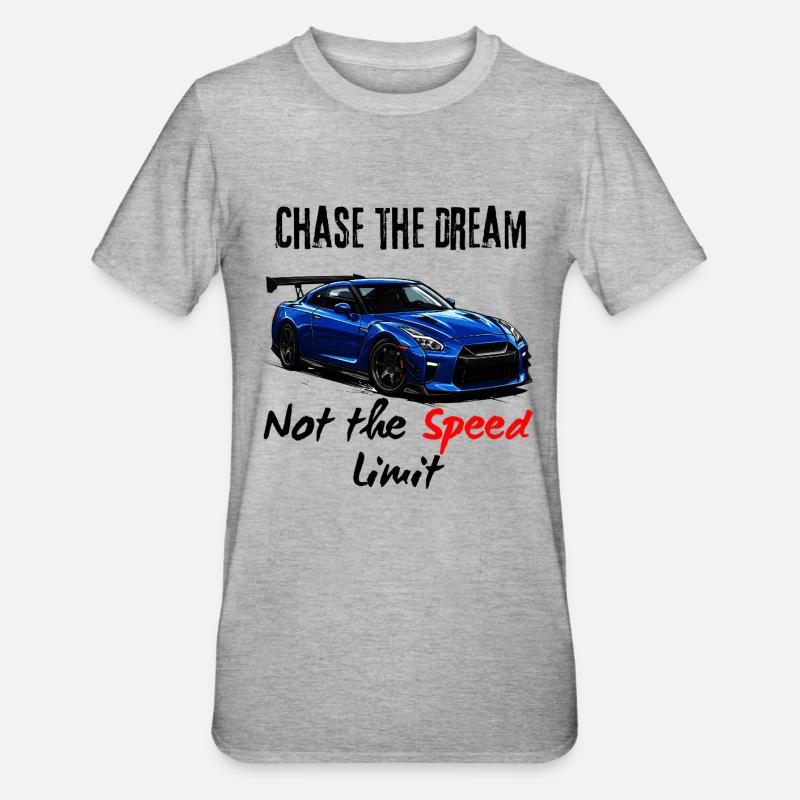 Conçu pour la vitesse - T-shirt polycoton Unisexe - gris chiné