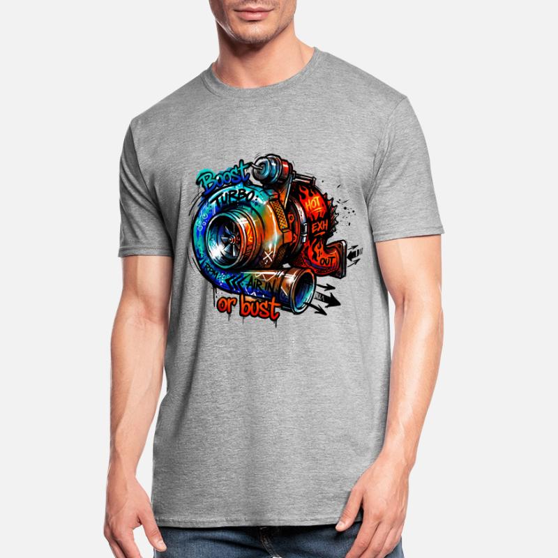 Turbo-Boost oder Bust Unisex Polycotton T-Shirt