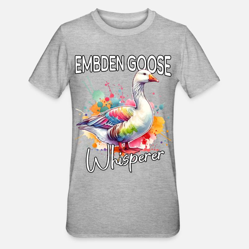 Emdengan's Whisperer - Unisex Polycotton T-Shirt - heather grey