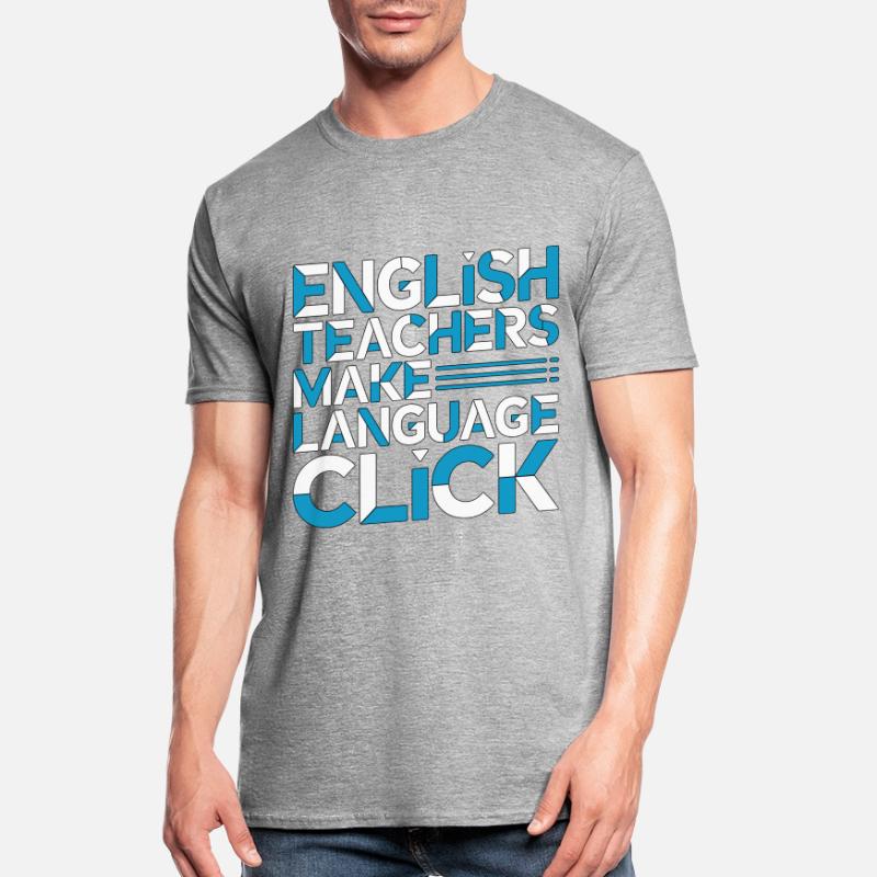 Enseignant d’anglais langue seconde langue seconde : les enseignants d’anglais font carrière dans l’enseignement T-shirt polycoton Unisexe