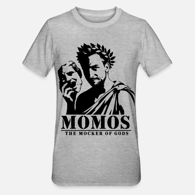 Momos - T-shirt polycoton Unisexe - gris chiné