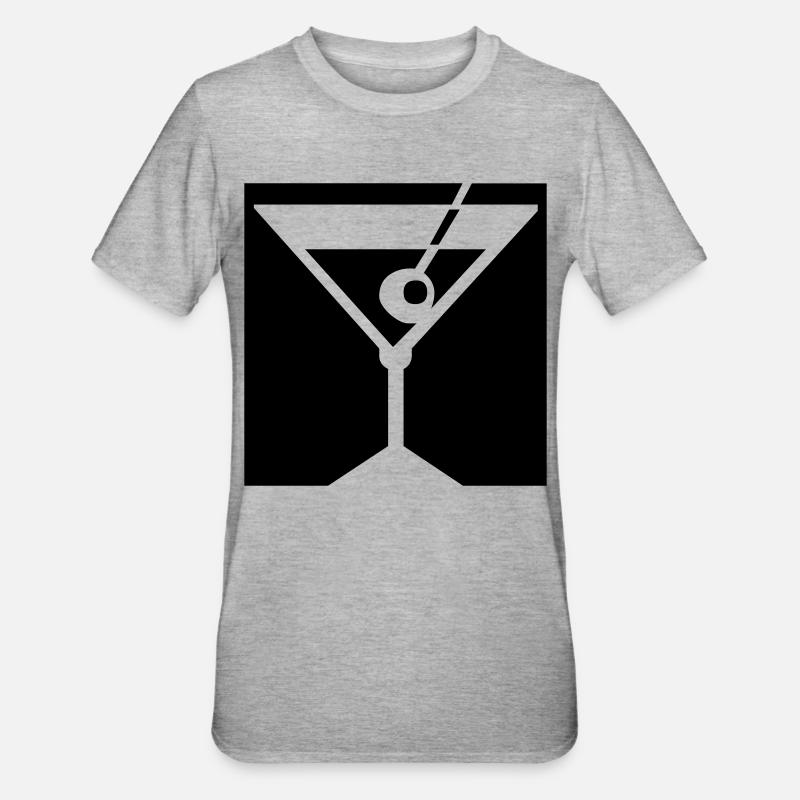 Cocktail - T-shirt polycoton Unisexe - gris chiné