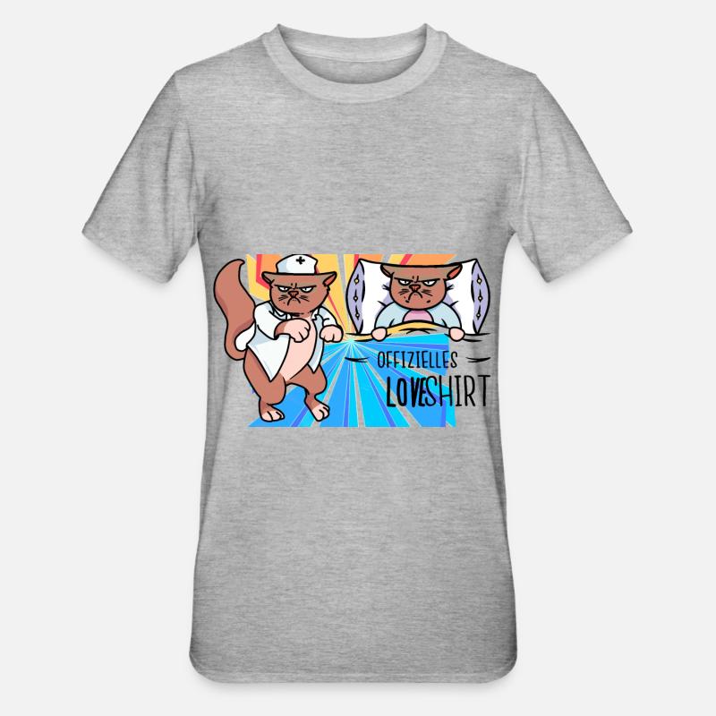 Infirmière After-work Week-end Travail - T-shirt polycoton Unisexe - gris chiné