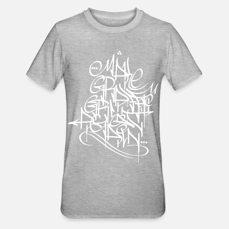 Make Graffiti Great Again - Unisex Polycotton T-Shirt - heather grey