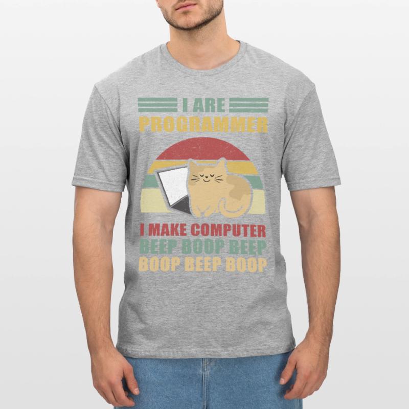 Programmierer Geschenk Admin Computer Informatiker Unisex Polycotton T-Shirt