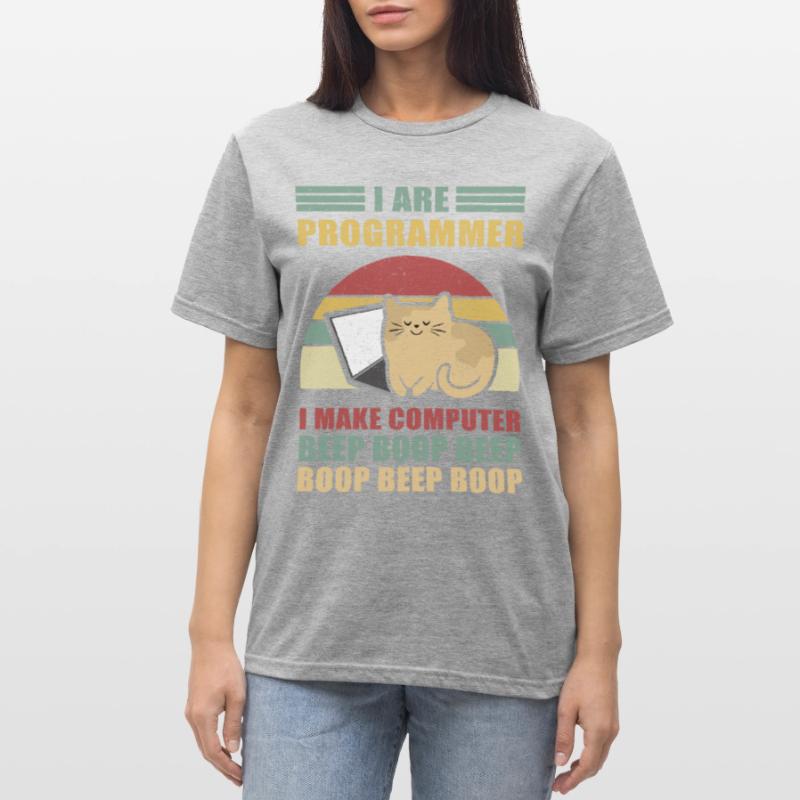 Programmierer Geschenk Admin Computer Informatiker Unisex Polycotton T-Shirt