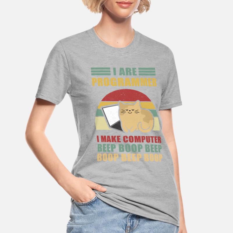 Programmierer Geschenk Admin Computer Informatiker Unisex Polycotton T-Shirt