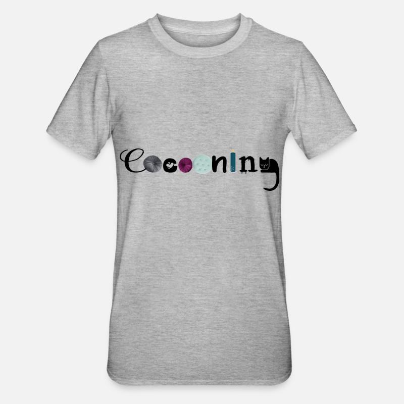 cocooning - T-shirt polycoton Unisexe - gris chiné