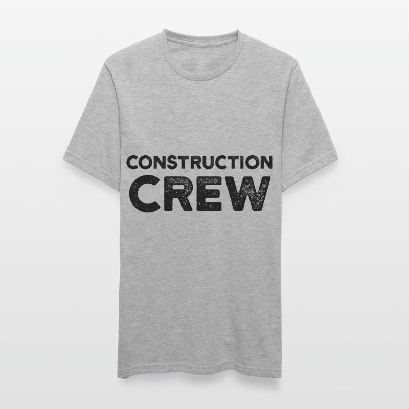 Construction worker team construction construction site construction manager Unisex Polycotton T-Shirt