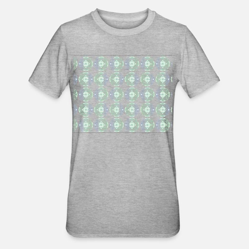 MANDELA PATTERN 3 150 - Unisex Polycotton T-Shirt - heather grey