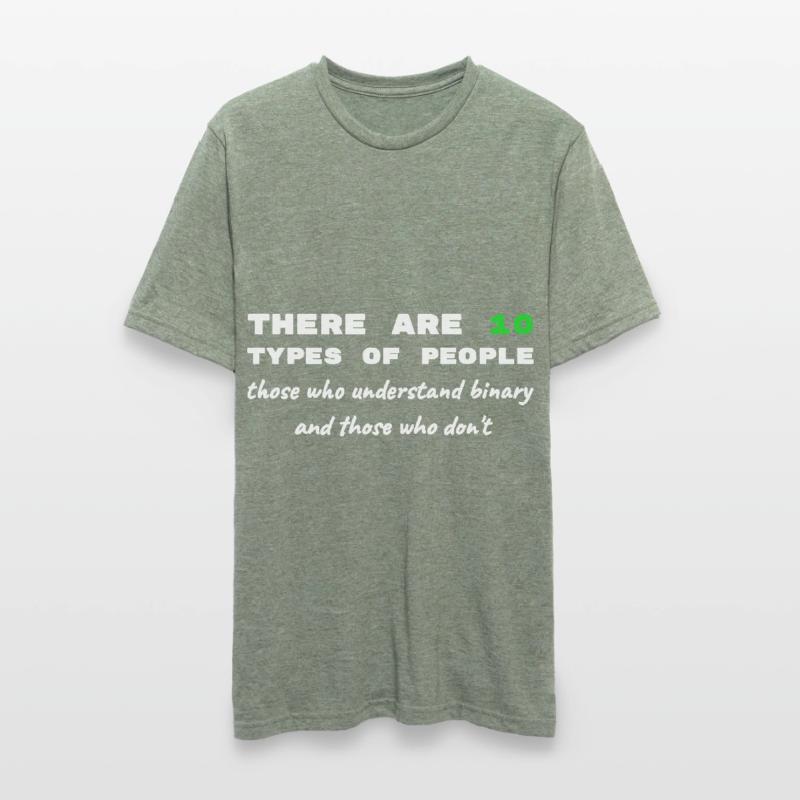 Binär Code lustige Sprüche Computer Computerarbeit Unisex Polycotton T-Shirt