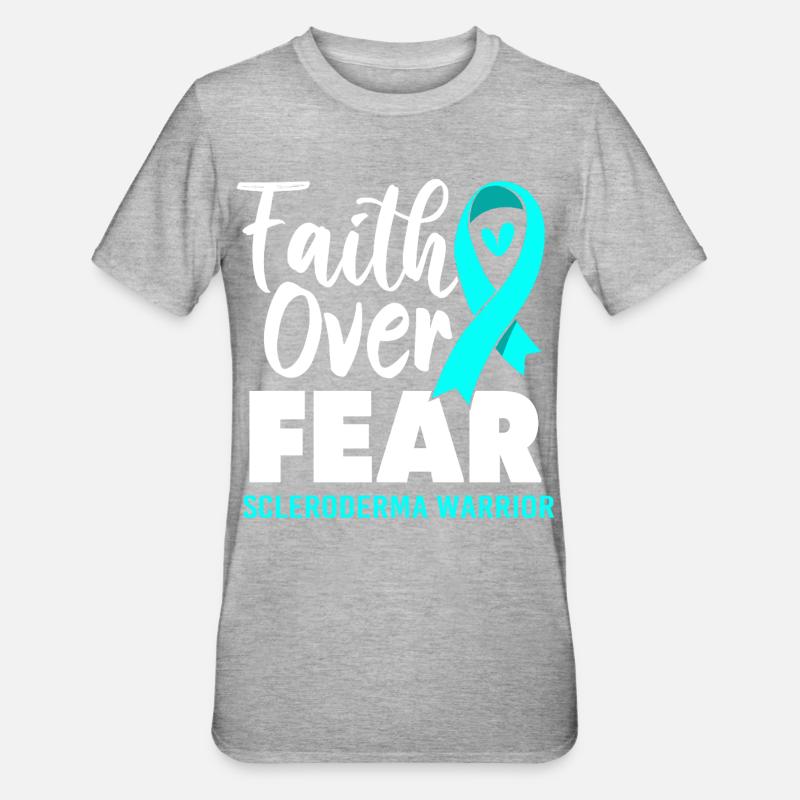Scleroderma - Unisex Polycotton T-Shirt - heather grey