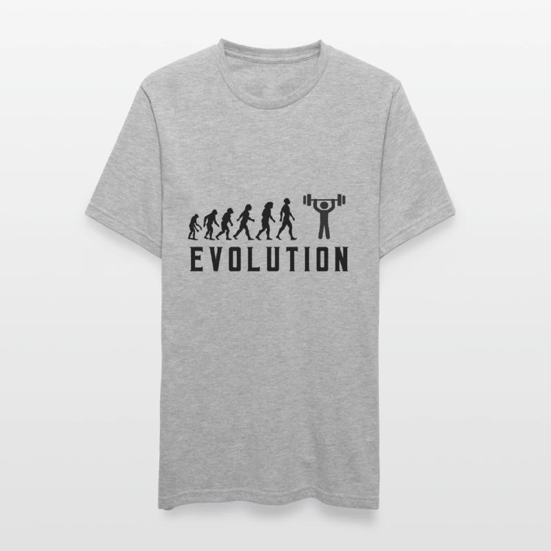 Evolution Bodybuliding Évolution de T-shirt polycoton Unisexe