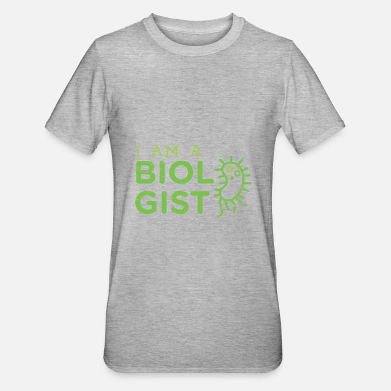 Biologiste biologiste - T-shirt polycoton Unisexe - gris chiné